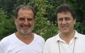 Fausto con l'entomologo e amico Prof Fabio Molinari
